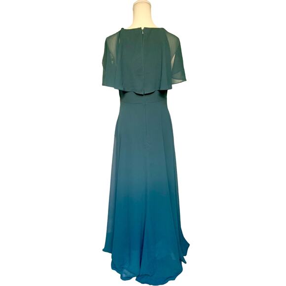 Lulus Kadence Emerald Green Chiffon Maxi Dress - Picture 7 of 12